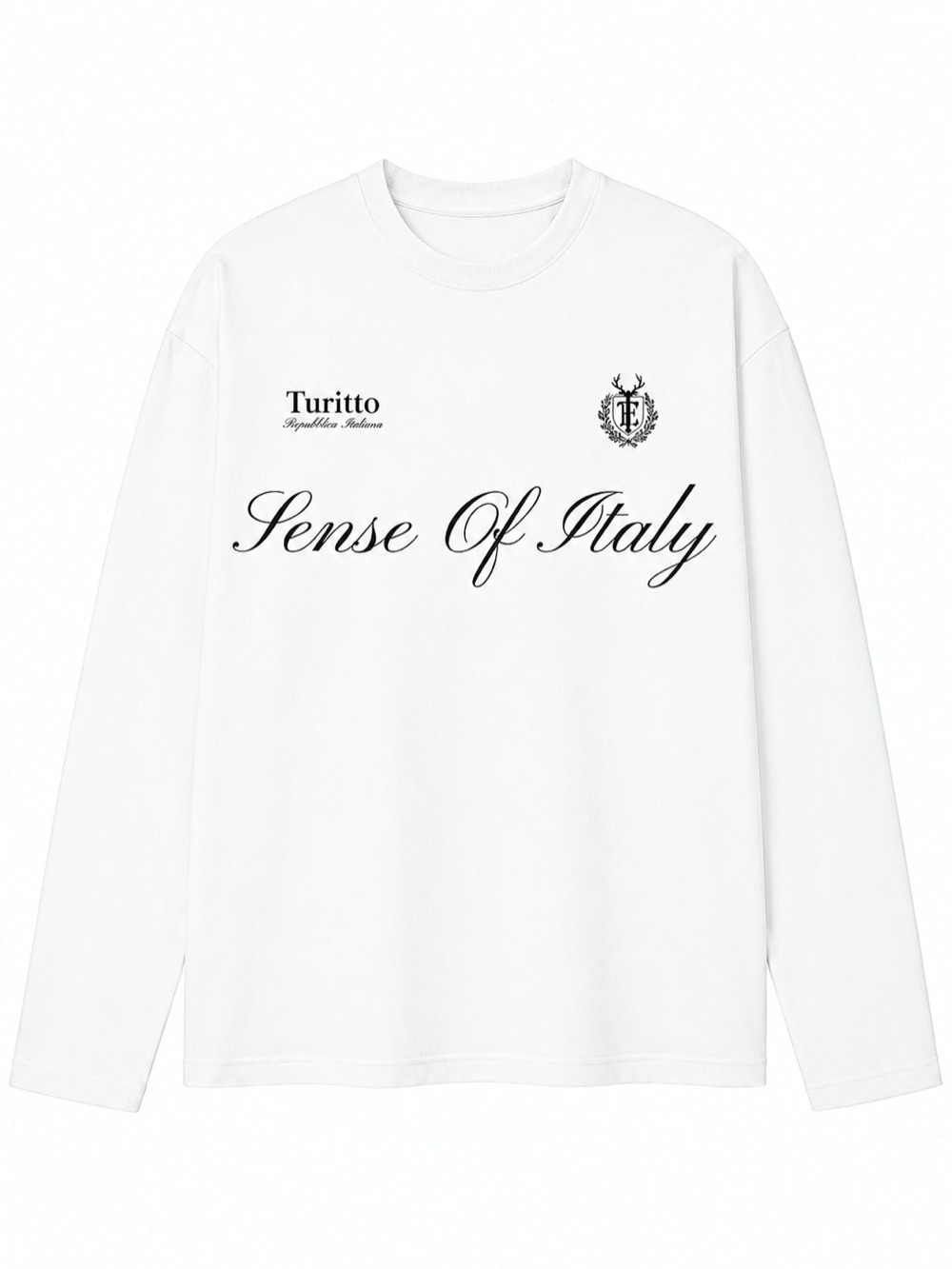 Sense of Italy Longsleeve — Белый